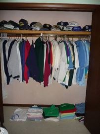 LOTS of mens clothes and hats
