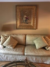 Picture and sofa SOLD