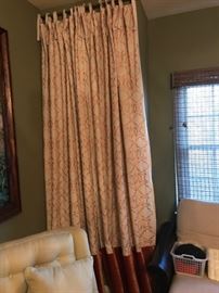 4 Pier One Drapes with added hem