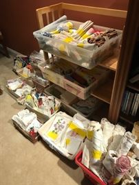 Vintage Napkins, Runners, guest towels, pillowcases, Doilies, hankies, etc