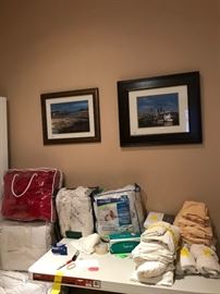 more linens and many shore pix