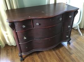 Mahogany vanity 