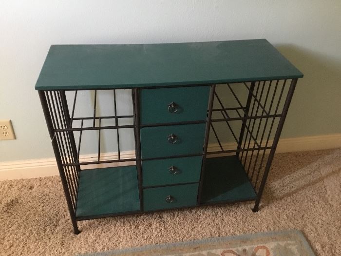 Cabinet iron & painted wood