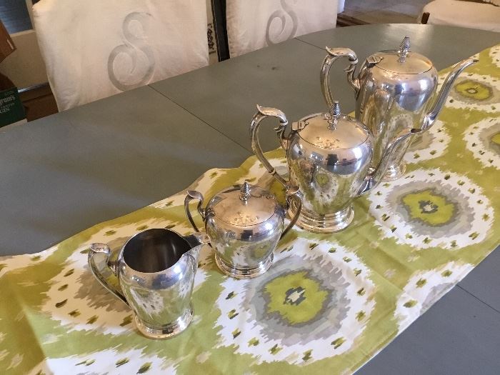 Sterling silver Kirk and Sons coffee set