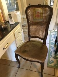 Tall back French style chair