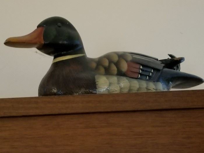 Wooden Mallard Duck
