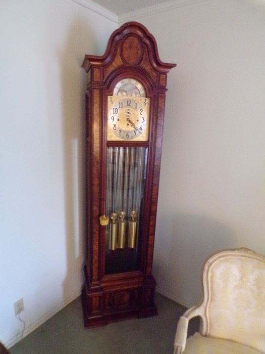 HERSCHEDE GRAND FATHER  CLOCK   WESTMINSTER  CHIME 