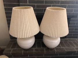 Pottery Lamps 