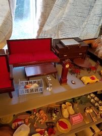 Vintage Dollhouse furniture