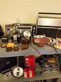 VIntage Radios and Camera