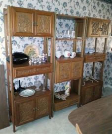 Oriental Carved Etageres (will be sold separately)