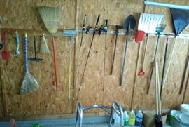 Yard Tools, Fishing Poles