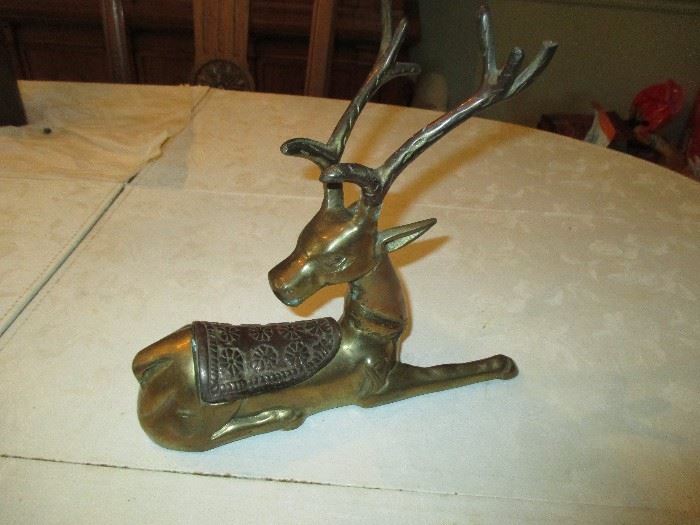 Brass Deer with back opening