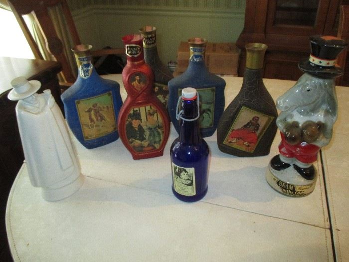 Vintage liquor decanters