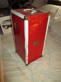 Vintage Red Doll case