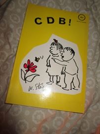 CDB! William Steig, DJ, 1968 Letter puzzle comic art work book - child humor riddle
