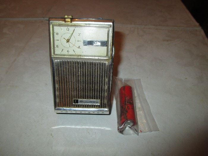 Vintage Bulova Transistor Radio (needs new battery)