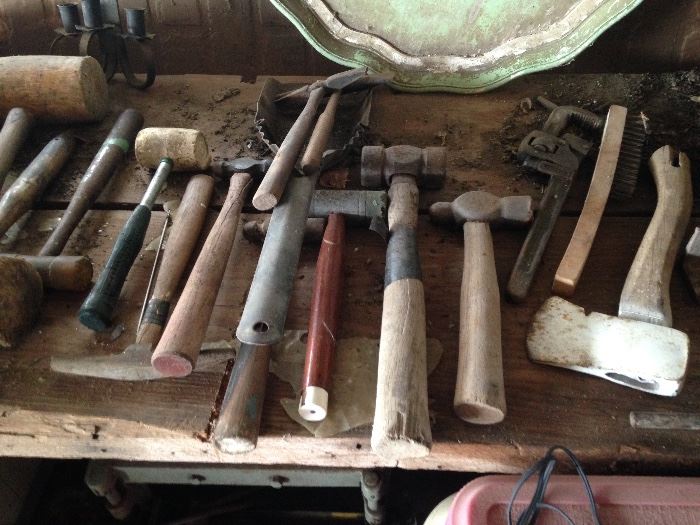 Hammers and axes of all sizes