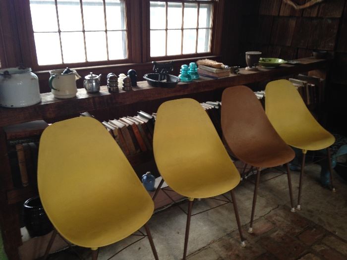 Vintage molded chairs