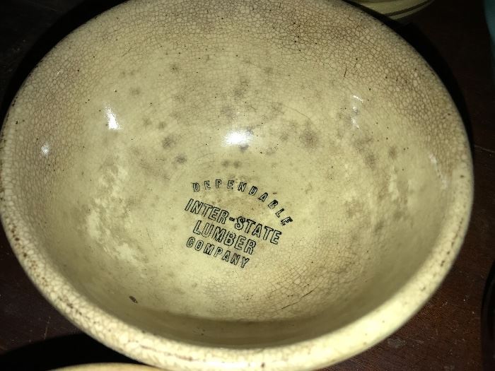 Antique adverting Watt mixing bowl 