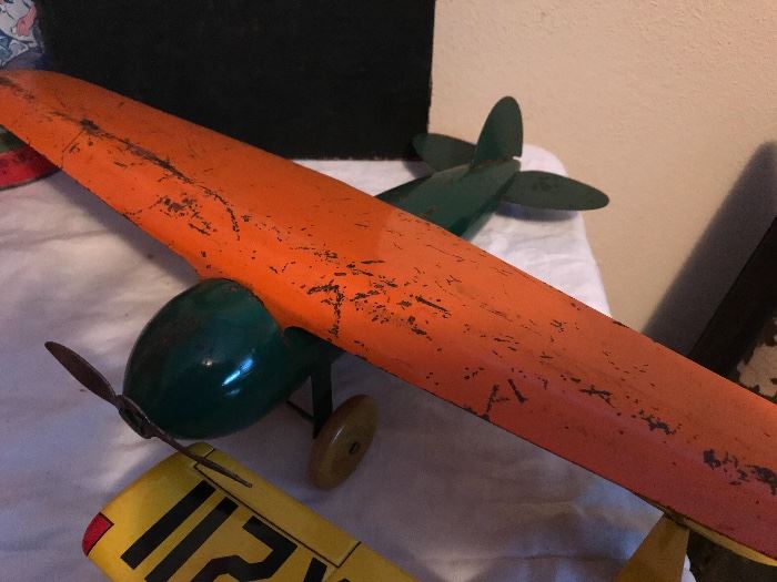 Antique toy plane 