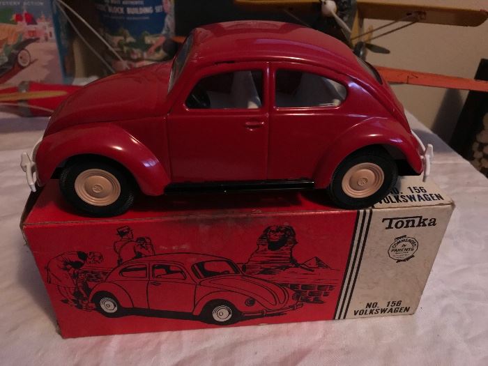 Tonka Volkswagen (#156) toy car with box. 