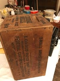 Vintage ammo crate