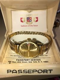 Vintage Passeport watch with box