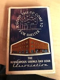 Vintage deck of playing cards- The Minneapolis Savings and Loan Association