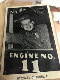 Fun vintage Casey Jones promotional photograph 