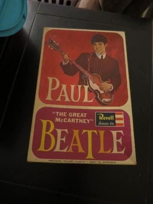 Beatles Paul McCartney Revell 1964 Original Box, Sealed Bagged Model Inside