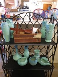 Vintage Van Briggle Pottery, Lorelei, Conch Shell And More