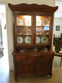 China Cabinet, Snack Plates And Cups