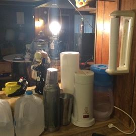 Tea maker,paper towel holder, Thermos