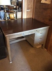 Metal desk