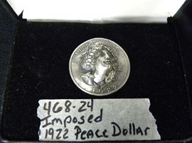 Imposed 1922 Peace Dollar
