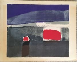 Somewhere I Have Never Gladly Traveled Before, Serigraph by Delta B. Lanuge, '62