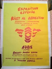 Exposition Poster, Billy Al Bengston, Avril 1971, Gallery Margo Levin