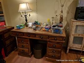 Vintage Pedestal desk