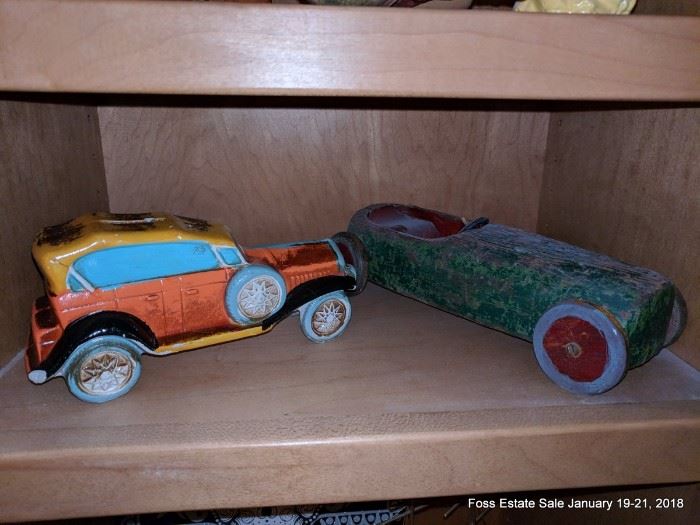 Vintage car collectibles