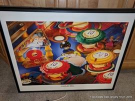 Charles Bell Neon pin ball sign.