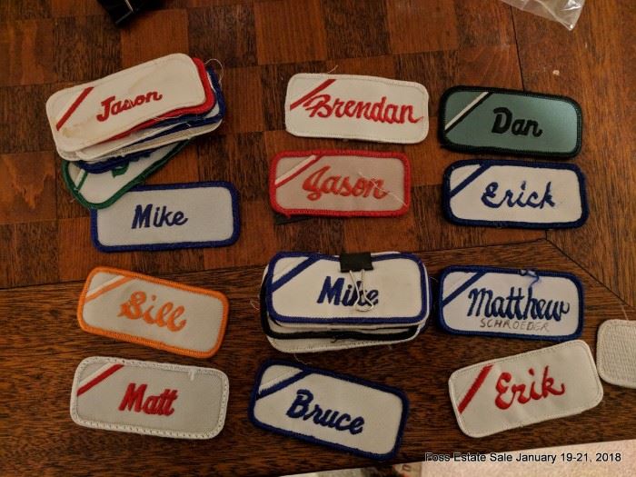 Assorted Name Patches
