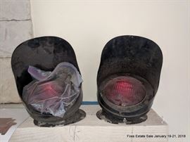 Pair of train-style lights