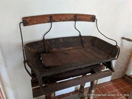 Antique buggy seat