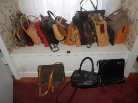 Coach, Kate Spade, Louis Vitton, Vera Bradley .......