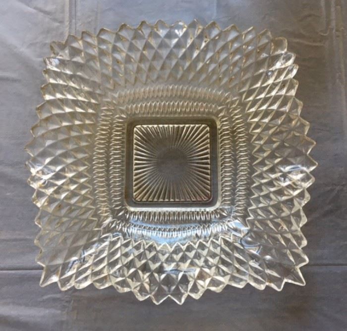 Vintage Indiana Clear Candy Dish