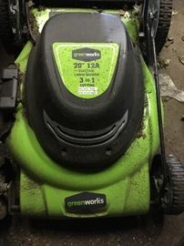 Lawnmower, Greenworks 20 inch