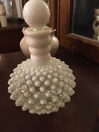 Milk Glass, Perfume Bottle