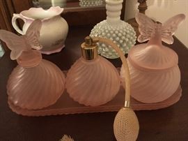 Pink Perfume botttle set