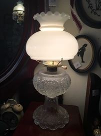 one of a pair of matching electric lamps- beautiful condition 